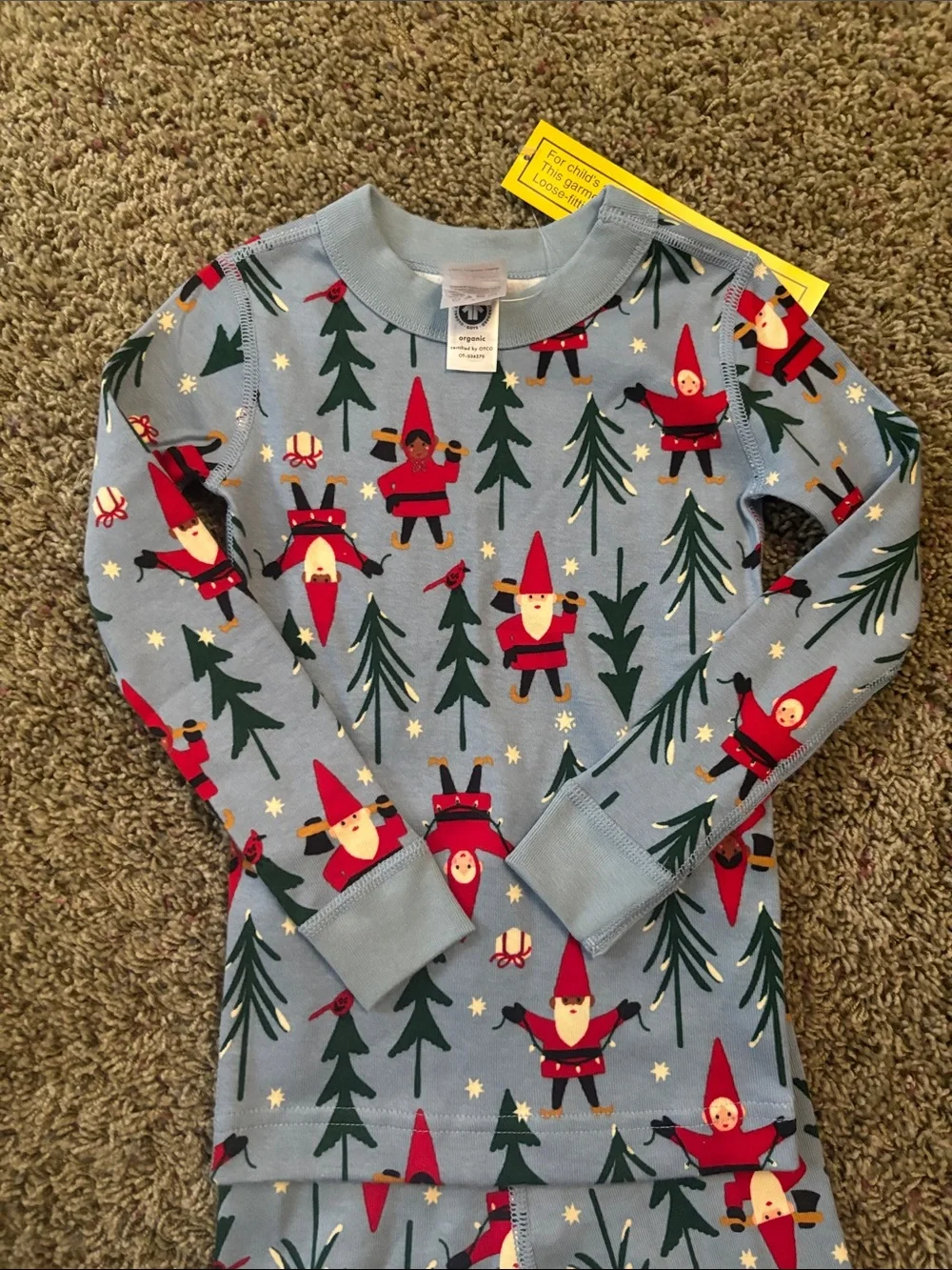 Hanna Andersson Kids Holiday HannaJams Holiday Harvest Pajama Set - Sz 4T NWT